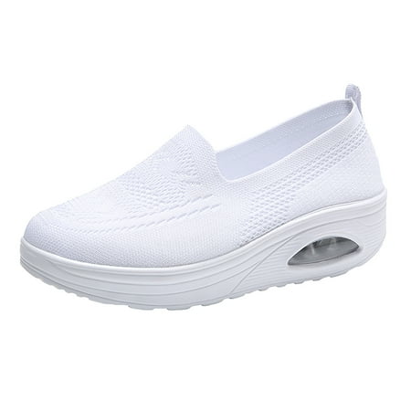 

Kmaischai Gold Wedges Shoes For Women Dressy Leisure Women S Slip On Travel Soft Sole Comfortable Shoes Outdoor Mesh Shoes Runing Fashion Sports Breathable Shoes Women S Wedge Sneaker Sneaker