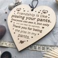 thumbnail image 5 of Wooden Hanging Heart Plaque,Friendship Plaques Crafts, Friends That are Family Sign Plaques, Wooden Hanging Sign with Sayings for Home Wall Door Decor, 5 of 9