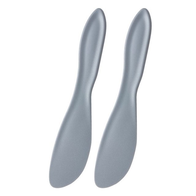 Durable Kitchen Scraper 2pcs Plastic Cake Spatula Food-grade Pp Material Colorful Multifunctional Easy-to-operate Rounded Corner Scraper Cake Scraper