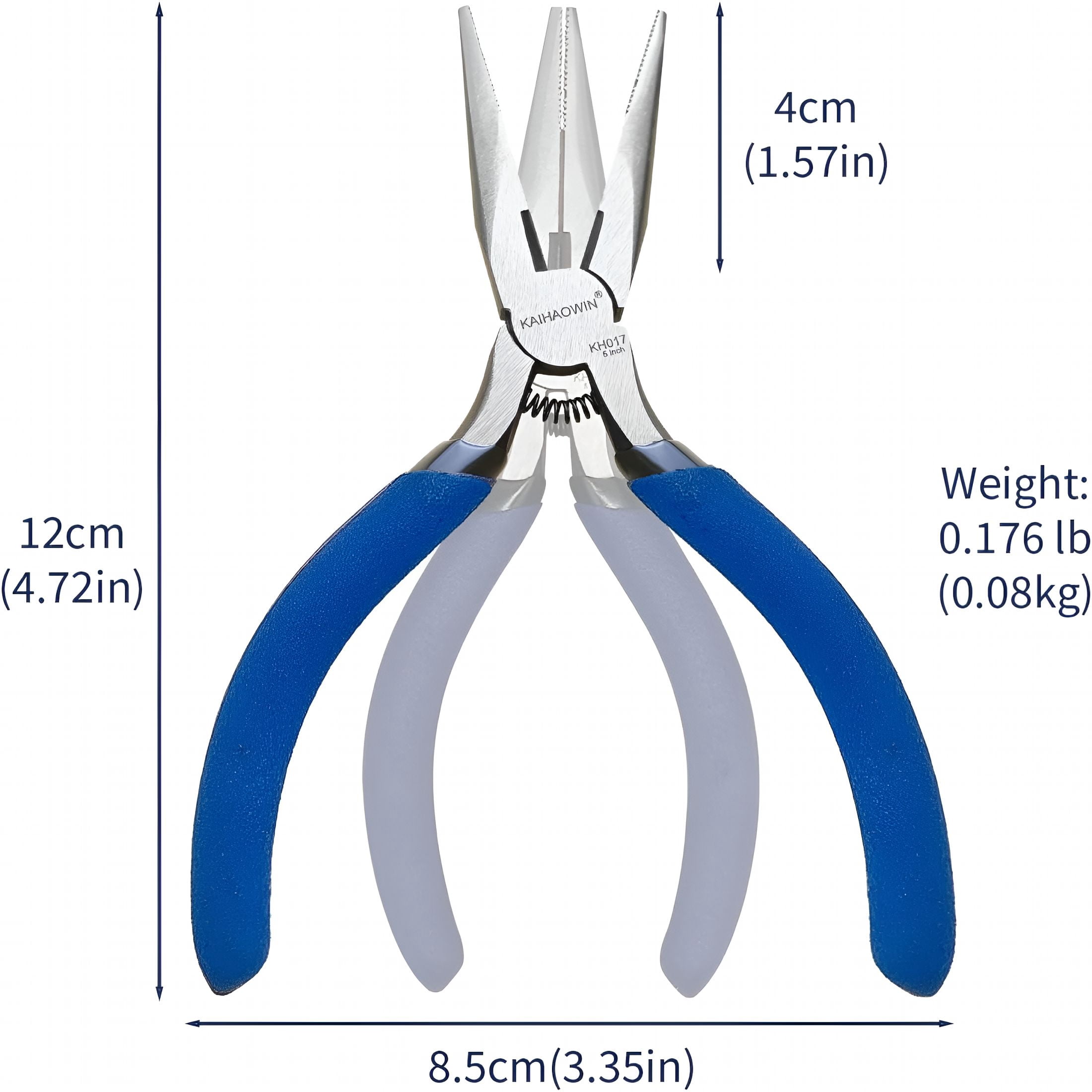 EXLEAF Mini Needle Nose Pliers 5"-5 Pack Small Long Nose Pliers with Wire Cutters, Spring Loaded Thin Needle Nose Pliers, Precision Pliers Set for Crafts/Jewelry Making/Tiny Project