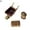 E, variant on Opvise 1 Set Dollhouse Miniatures High Simulation Best Gift Plastic Mini Farm Tool Shovel Rake for Micro-landscape Scene E