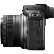 Canon EOS R100 Mirrorless Camera with 18-45mm Lens New (6052C012) + Bag + 64GB Card + LPE17 Battery + Much More(International Model)
