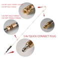 thumbnail image 5 of Audessy Pressure Washer Extension Wand, 10 Pack Power Washer Extension Wand with 6 Nozzle Tips, 30°,90°,120° Curved Rod, 1/4" Quick Connect, Replacement Power washer Lance, 4000 PSI, 5 of 8