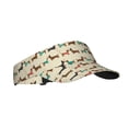 thumbnail image 2 of Xecao Dachshund Dog for Adult Sun Cap offers versatile sun protection with adjustable Velcro for a secure fit., 2 of 8