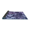 thumbnail image 2 of Ahgly Company Indoor Round Abstract Blue Contemporary Area Rugs, 8' Round, 2 of 4