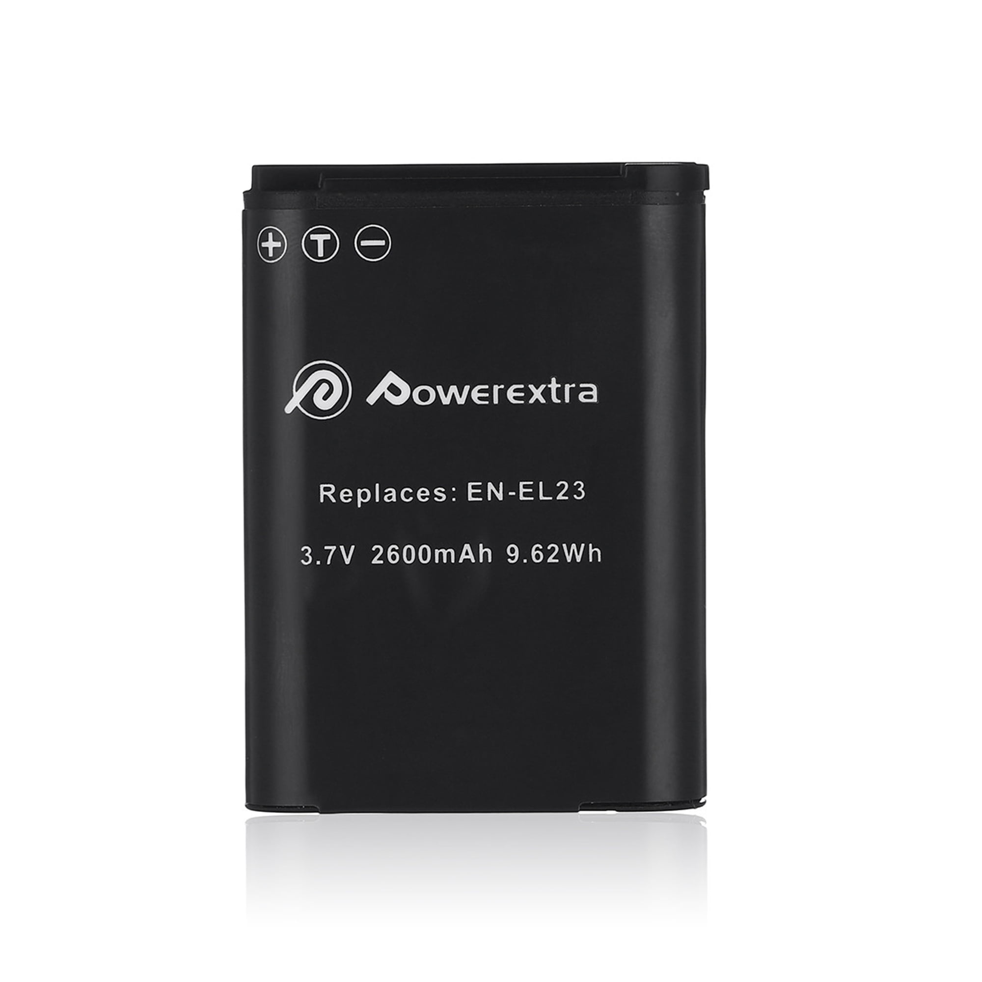 S810c P610 Powerextra 2 x 2600mAh EN-EL23 Battery and Charger with LCD Display Compatible with Nikon Coolpix P600 P900 B700
