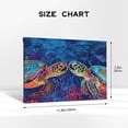 thumbnail image 4 of 8x12 inch Bathroom Wall Decor Sea Turtle Couple Canvas Painting Poster,Rustic Yard,Bedroom Home Wall Decoration Art Prints,Modern Style Sea Turtle Couple Decoration Paintings,Bathroom Decor, 4 of 6