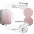 thumbnail image 5 of Hokiten Shower Curtain, Pink Ombre Fabric Shower Curtains for Bathroom, Farmhouse Gradient Modern Abstract Art Bath Curtain Waterproof Bathtub Curtains with 12 Hooks, Long 72" x 84", 5 of 7