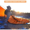 thumbnail image 5 of RYLZX 2 Pack Emergency Sleeping Bags Including a whistle Portable Emergency Blanket Survival Gear, 5 of 9