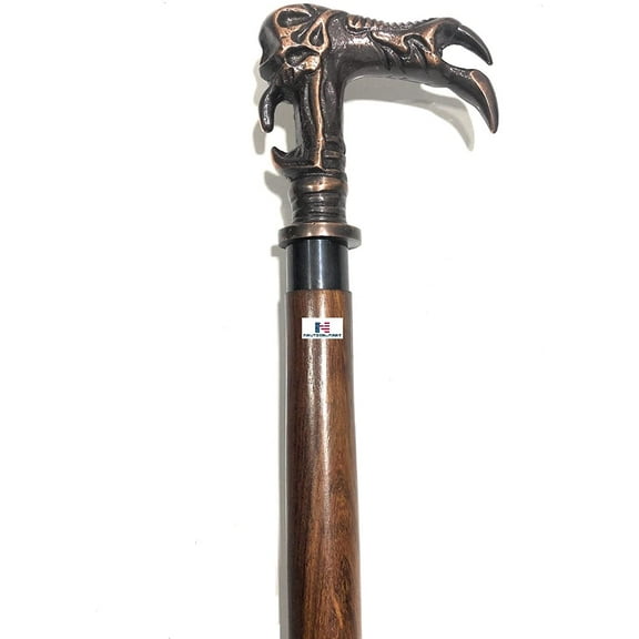 Fancy Wooden Walking Cane for Men - Dragon - Fashionable Walking Stick Unique Wood Canes