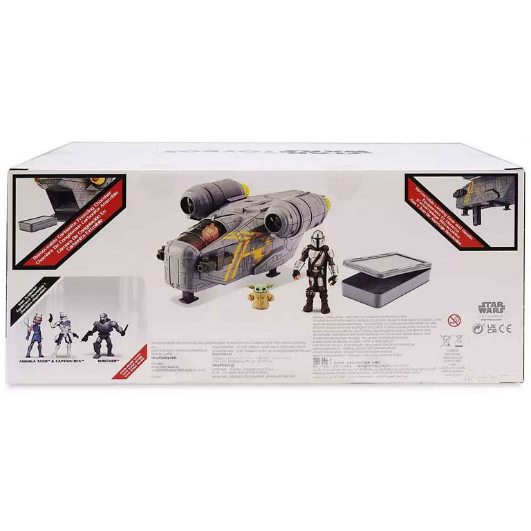 Star Wars Toybox Razor Crest Vehicle & Action Figure Playset (with