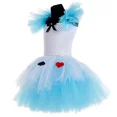 thumbnail image 5 of Vestido de tutú de princesa Alicia para fiesta de cumpleaños de niñas pequeñas, vestidos de tul, disfraz de mucama del País de las Maravillas, disfraz de Halloween para niños, ropa, 5 of 5