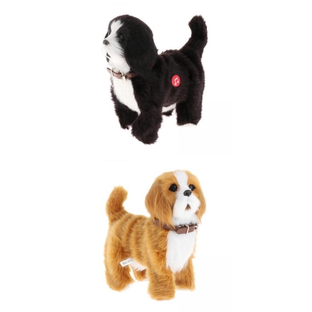 Juguetes Interactivos,Figuras de juguete interactivas de peluche de mascotas electrónicas,Mascota electrónica interactiva de peluche de peluche,Juguetes de animales que caminan a batería
