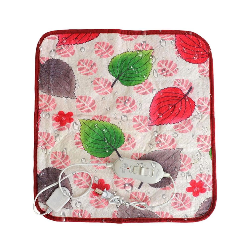 Ksruee Small Pet Heating Blanket Electric Heat Pad for Cats Dogs Indoor