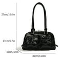 thumbnail image 4 of Bolso Hobo Elegante Cuero PU Con Bolsillos Dobles para Viajes Diarios Mujer (), 4 of 4