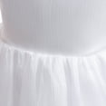 thumbnail image 6 of Flower Girls Dresses Pearl Puff Sleeve Tulle Wedding Princess Dress for 4-9Year, 6 of 7