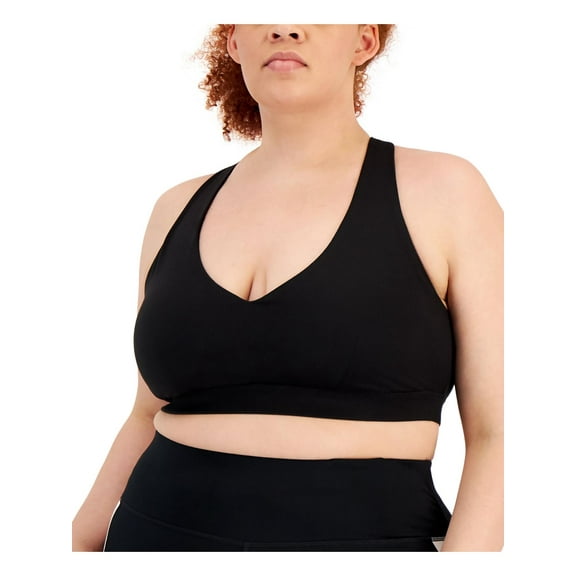 Ideology Womens Plus Workout Fitness Sports Bra