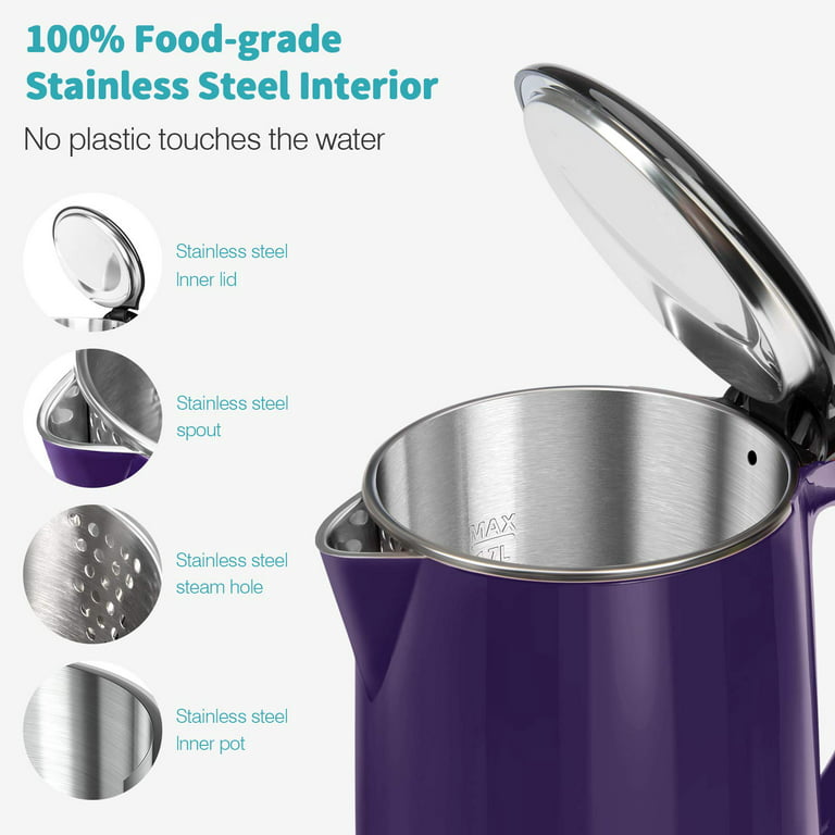 .ca] Secura water kettle 1.8 Quart Stainless Steel inside (purple  colour outside) $40 - RedFlagDeals.com Forums