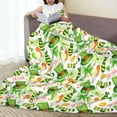 thumbnail image 6 of Rateoe St. Patrick's day Print Fuzzy Fleece Throw Blanket Extra Large,Super Soft,Fluffy and Warm Blankets for Couch,Bed,All Season Use-60"x50", 6 of 7