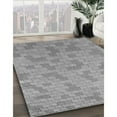 thumbnail image 3 of Ahgly Company Machine Washable Indoor Square Transitional Gray Cloud Gray Area Rugs, 7' Square, 3 of 7