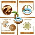 thumbnail image 4 of Floating Lounger Inflatable Coconut Tree Backrest Pool Bed with Comfortable Water Accessories, 4 of 7
