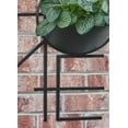 thumbnail image 5 of Signature Design by Ashley Dunster Metal Indoor Outdoor 20" Wall Planter, Black, 5 of 5