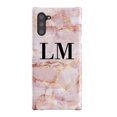 thumbnail image 1 of Personalised Natural Pink Marble Initials Samsung Galaxy Note 10 Case,iPhone 15 Pro, 1 of 4