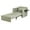 Gray, variant on Adult Sleeper Chair Bed 3-in-1 Convertible Sofa Chair Bed Pull Out Sofa Bed Convenient Folding Tray Table with USB and Type-C Charging Ports for Living Room
