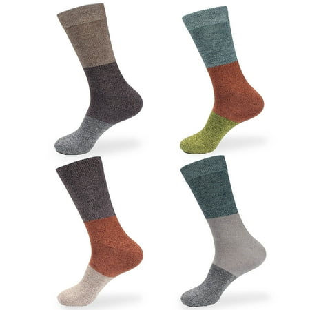 

Women s Rayon from Bamboo Fiber Classic Casual Crew Socks - Assortment D - 4prs Size 4-9