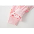 thumbnail image 5 of Little hand Toddler Baby Girls Clothes Long-sleeve Hoodie Sweatshirt Pants Print Outfits Set 2T-7T, 5 of 6
