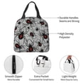 thumbnail image 4 of Fotbe Spiders Bolsa Térmica con Estampado y Forro de Aluminio Grueso Bolsa de Almuerzo con Bolsillo Frontal para Hombres y Mujeres, Ideal para Trabajo, Escuela, 4 of 8
