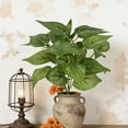 thumbnail image 2 of Deeceymbur Artificial Potted Plants Set of 2 Small Faux Plants in Pots Greenery Desk Decor for Home Office Indoor Outdoor Decorative Foliage, 2 of 6