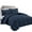 Navy Blue, variant on Clara Clark All Season Down Alternative Comforter, King, Gray, Luxury Soft Duvet Insert