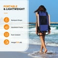 thumbnail image 7 of Ktaxon 13" Aluminum Backpack Beach Chair,  Portable with Adjustable Straps, 3-Position Reclining, Cup Holder, Lightweight for Beach Camping Picnic, Navy Blue, 7 of 7