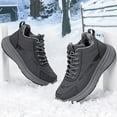 thumbnail image 5 of Men's Sneakers Winter Walking Shoes Thermal Insulated Comfortable Athletic Sneakers with Arch Support Non Sole for Outdoor Hiking and Everyday Casual Wear Lightweight Breathable Design, 5 of 9