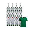 thumbnail image 1 of 12 Ron Bacardi Carta Blanca 980 ml + Jersey Verde, 1 of 3