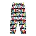 thumbnail image 3 of Lsque Trendy Colorful Pineapples 1 Print Women's Pajama Pants, Lounge Pant - Comfortable Home Wear,Elastic Waistband, Stylish Design-X-Large, 3 of 9