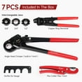 thumbnail image 2 of Kit de herramientas de crimpado PEX con cabezal angular iCrimp para 10-25 mm con acceso, 2 of 9
