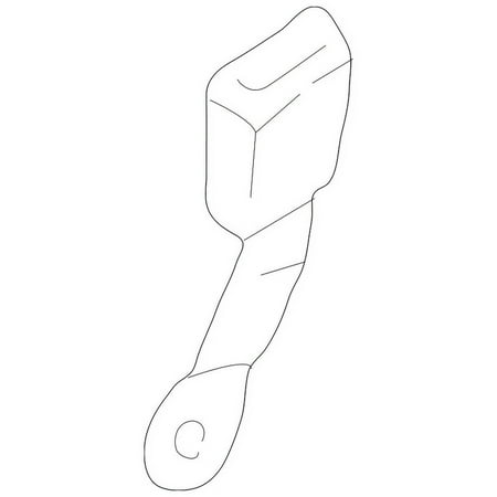 Genuine OE Toyota Seat Belt Receptacle (Right, Front) - 73230-04040-B0