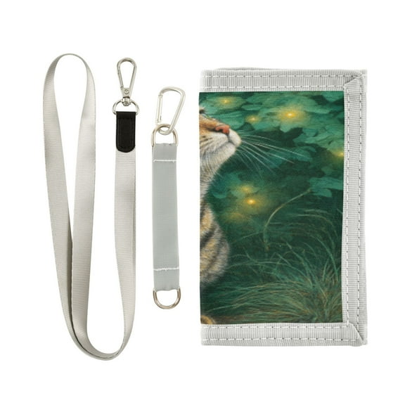 Novelty Wallets Foldable Novelty Wallets Prefect Gifts for Every Scene Tabby Cat