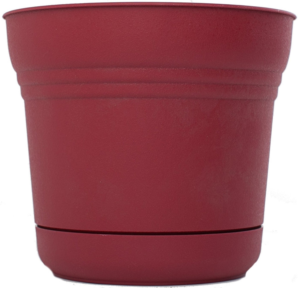 Vaso Bloem Saturn Con Sottovaso Integrato – 17,8 Cm, Resistente UV, Per Interni/esterni – Plastica Riciclabile