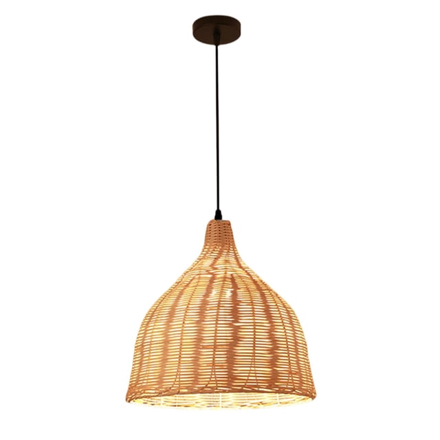 Lámpara de iluminación de techo cocina colgante no incluye Zulema luz colgante de bambú