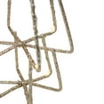 thumbnail image 4 of 17.5" LED Lighted B/O Gold Glittered Wire Christmas Cone Tree - Warm White Lights, 4 of 5