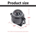 thumbnail image 4 of Youkk 1 Set Boat Direction Display Equipment Practical Simple Navigation Tools Sailing Tool with Clear Displaying for Outdoor Black, 4 of 8
