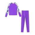 Yeahdor Kids Girls UPF 50 Rash Guard Swimwear Full Cover Swimsuit Long