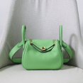 thumbnail image 1 of Bolso bandolera para mujer, mini bolso de médico, bolso de piel de vaca para mujer, bolso de hombro portátil, bolso de medicina con hebilla dorada, 1 of 5