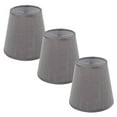 thumbnail image 1 of UPOUART 3pcs Transitional Lampshade Dark Grey Cloth Dust Protection for Bedroom Table Lamp, 1 of 7
