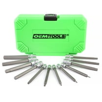 OEMTOOLS Extra Long Hex Bit Socket Set, Metric, 12 Piece Set