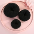 thumbnail image 6 of Heldig Pack of 3 Women's Hair Bun Donut Shapers Knot Ring Bun Cushion Hair Bun Roll Hair Accessories for Thick and Long Hair, 6 of 9
