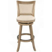 Boraam Melrose Swivel Bar Stool - Driftwood Wire-Brush